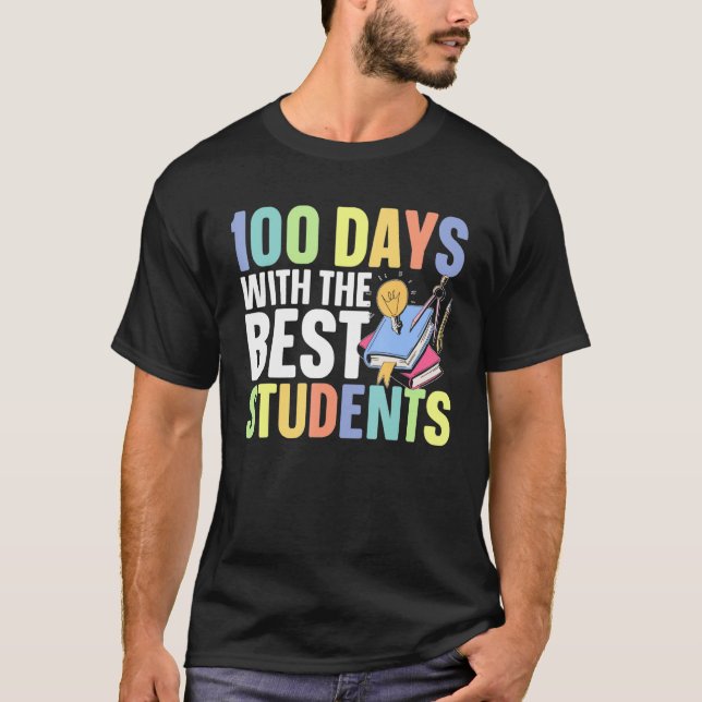 Camiseta 100th Day Grade School Teacher 3 (Anverso)
