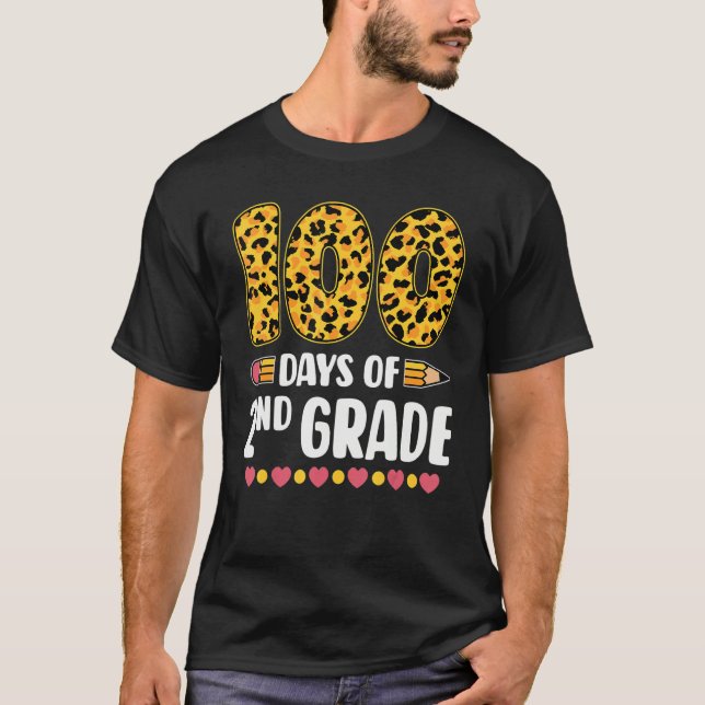 Camiseta 100th Day Of 2nd Grade Teachers 100 Days Of School (Anverso)