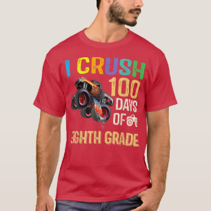 Camiseta 100th Day of Eighth Grade Shirt Funny Truck 100 Da
