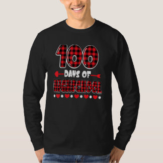 Camiseta 100th Day Of High School Funny Boys Girls Kids