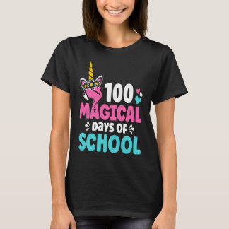 Camiseta 100th Day of Kindergarten For Girls 100 Magical Da
