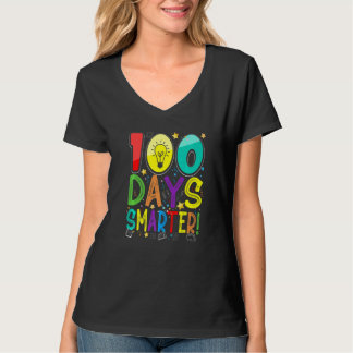 Camiseta 100th Day Of School 100 Days Smarter Teacher Stude