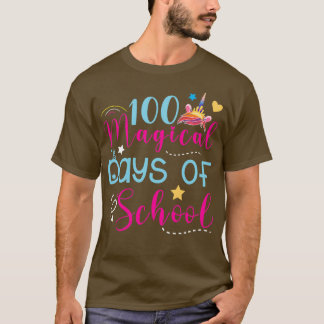 Camiseta 100th day Of School 100 Magical Days Of School Uni