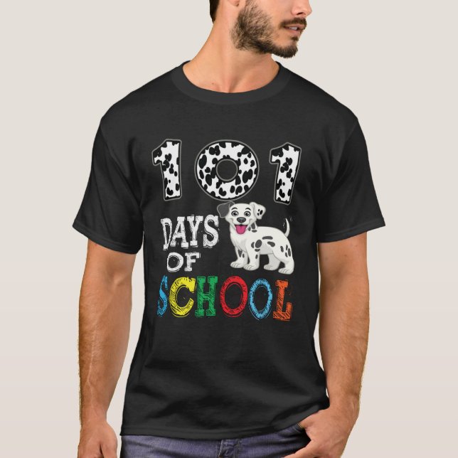 Camiseta 100th Day Of School 101 Days Smarter 100 for Boys  (Anverso)