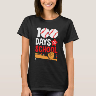 Camiseta 100th Day Of School Baseball 100 Days Smarter Teac