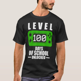 Camiseta 100th Day of School Boys 100 Days of School Gaming