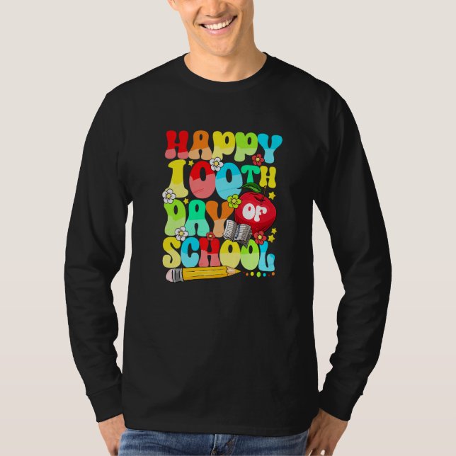 Camiseta 100th Day of School  for Teachers Kids 100 Days Sm (Anverso)