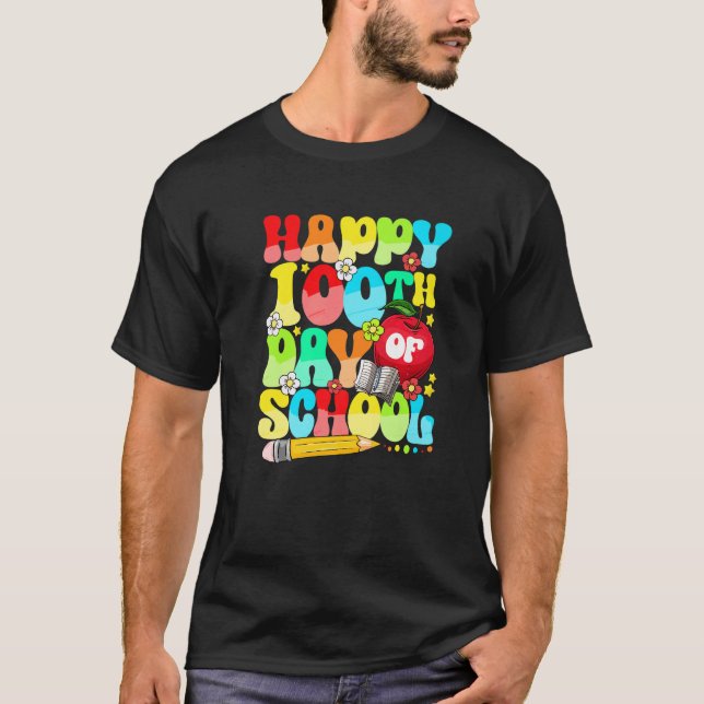 Camiseta 100th Day of School  for Teachers Kids 100 Days Sm (Anverso)