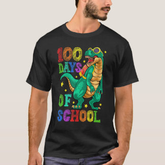 Camiseta 100th Day Of School Happy 100 Days Of School Dinos