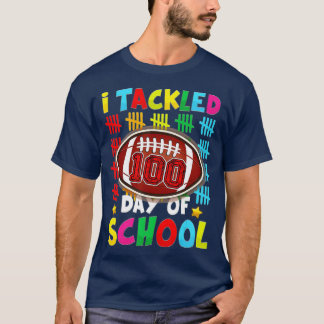 Camiseta 100th Day of School - I Tackled 100 Days Of School