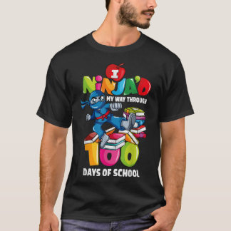 Camiseta 100th Day Of School Ninja Teachers 100 Days 