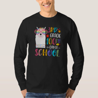 Camiseta 100th day of School No Prob Llama 100 Days Of 3rd 
