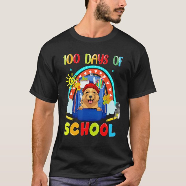 Camiseta 100th Day of School Norfolk Terrier Dog Teacher (Anverso)