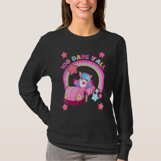 Camiseta 100th Day of School Teacher 100 days y'all cute un