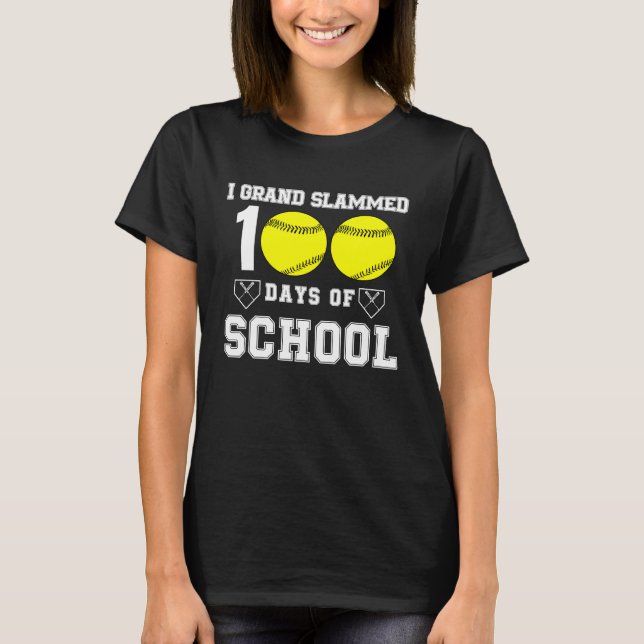 Camiseta 100th Day of School Teacher Coach Kids Child 100 D (Anverso)