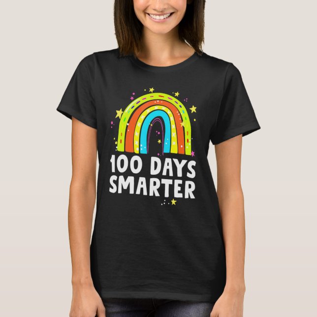 Camiseta 100th Day Of School Teacher Student 100 Days Smart (Anverso)