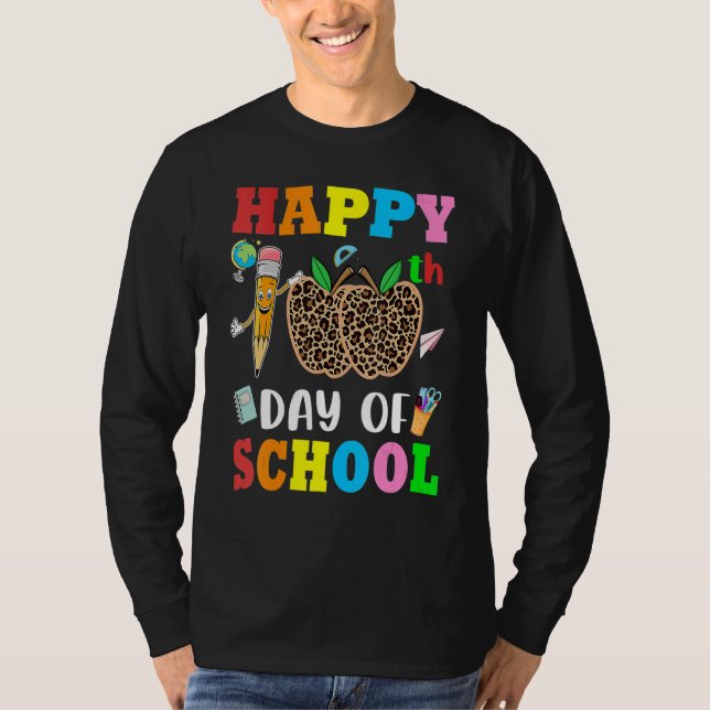 Camiseta 100th Day Of School Teachers Costume 100 Days Stud (Anverso)