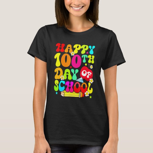 Camiseta 100th Day Of School Teachers Costume 100 Days Stud (Anverso)