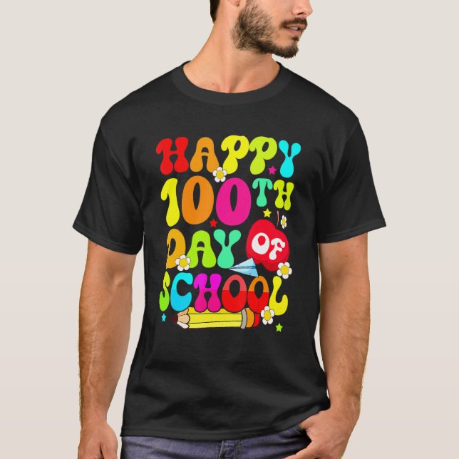 Camiseta 100th Day Of School Teachers Costume 100 Days Stud (Anverso)