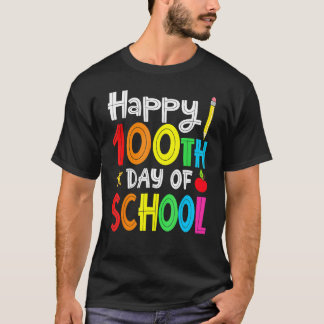 Camiseta 100th Day of School Teachers Kids Child Happy 100 