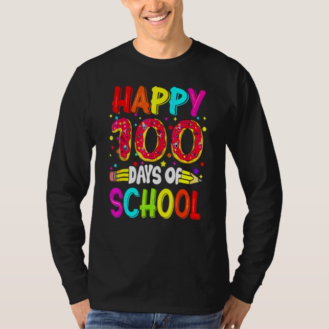 Camiseta 100th Day Of School Teachers Kids Child Happy 100  (Anverso)