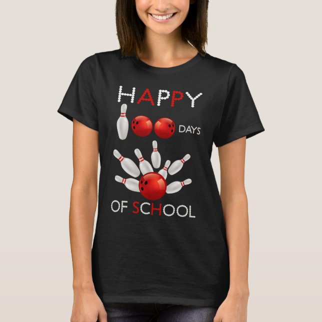 Camiseta 100th Day of School Teachers Kids Child Happy 100  (Anverso)