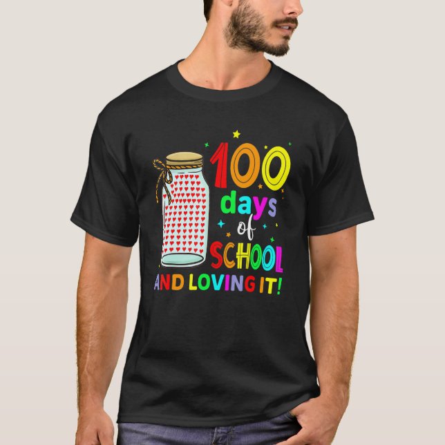 Camiseta 100th Day Of School Teachers Kids Cute Happy 100 D (Anverso)
