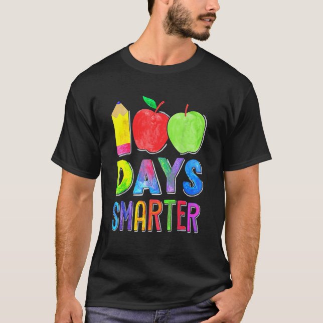 Camiseta 100th Day Student Cute Boys Girls 100 Days Of Scho (Anverso)