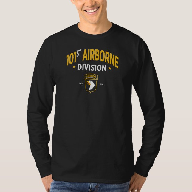 Camiseta 101ª División Aérea "Águilas gritando" Larga (Anverso)
