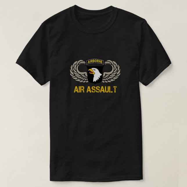 Camiseta 101ª División Aérea de Ataque Tshirt Veteran (Diseño del anverso)