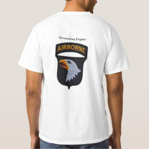 Camiseta 101ª división aérea parche chillando águilas