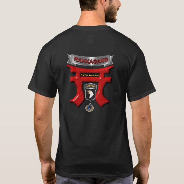 Camiseta 101ª División Aérea Rakkasans (Reverso)