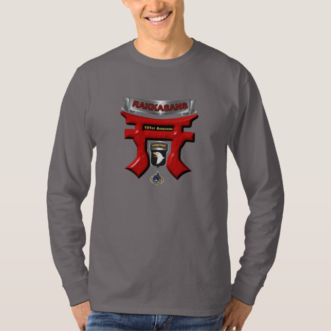 Camiseta 101ª División Aérea Rakkasans (Anverso)