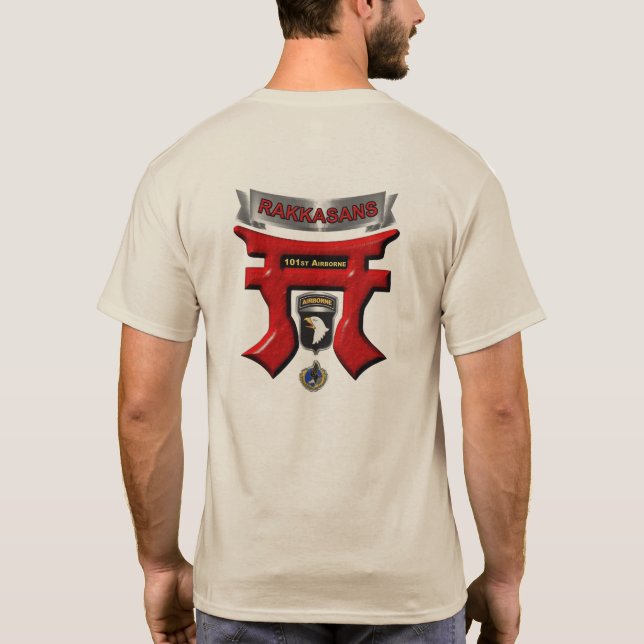 Camiseta 101ª División Aérea Rakkasans (Reverso)