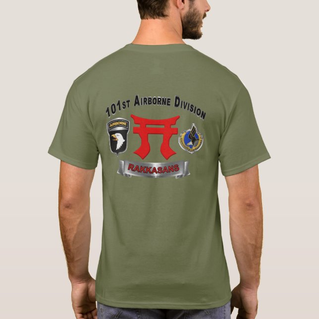 Camiseta 101ª División Aérea Rakkasans (Reverso)