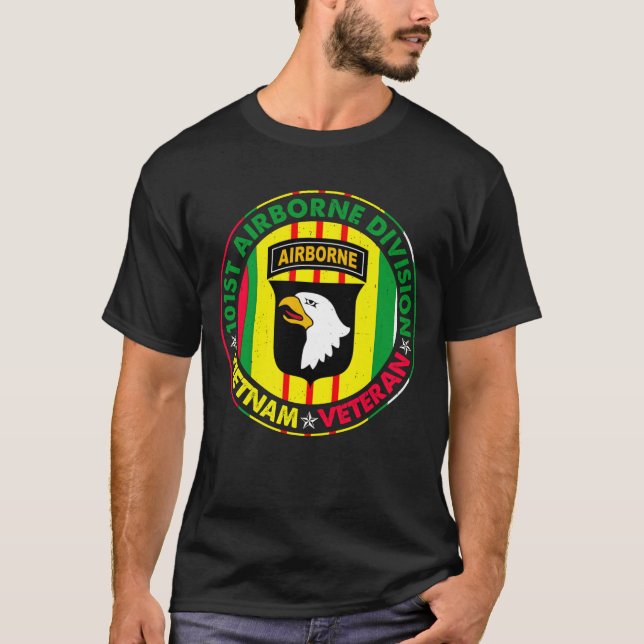 Camiseta 101ª División Aérea Vietnam Veterano (Anverso)