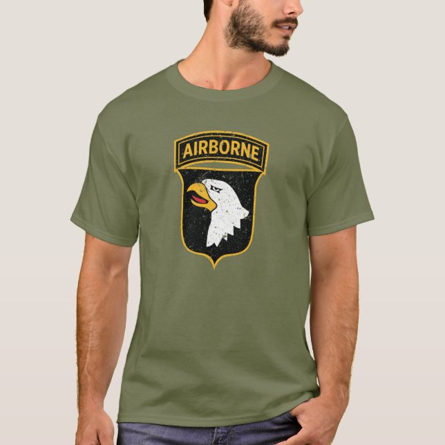 Camiseta 101ª Parche De La División Aérea (En Problemas) (Anverso)