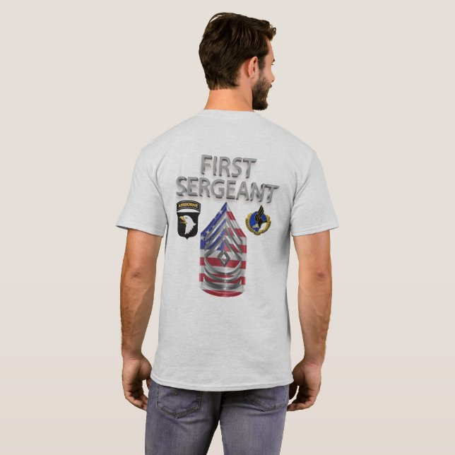 Camiseta 101ª sargento primero de la División Aérea (Reverso completo)