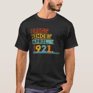 Camiseta 101º Cumpleaños Para La Épica De 101 Años Desde El