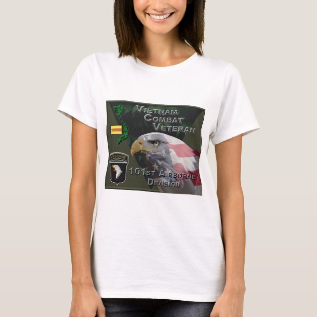 Camiseta 101.ª Veterana de Combate Vietnam (Anverso)