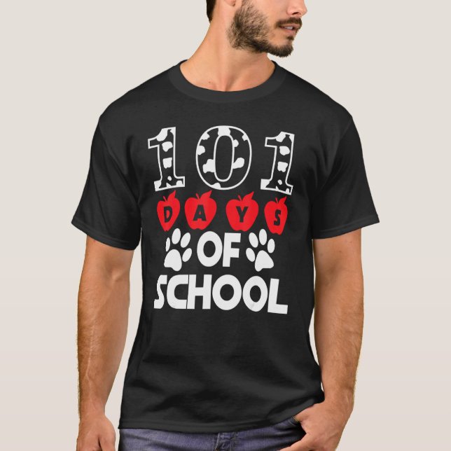Camiseta 101 Day School Shirt 100th Day Of Magical Teacher  (Anverso)