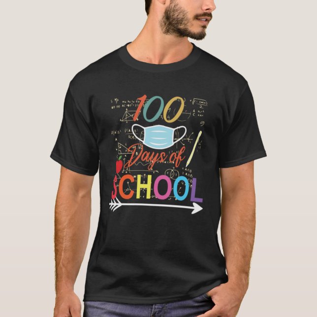 Camiseta 101 Days Of School Teachers Kids (Anverso)