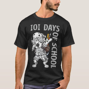 Camiseta 101 días de escuela matando a profesores de perros