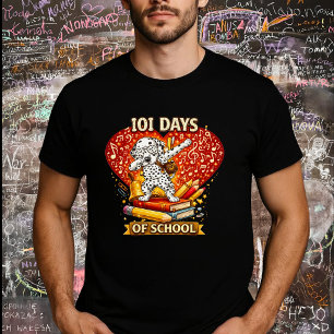 Camiseta 101 Días de Música Escolar Perro – Cute Dálmata