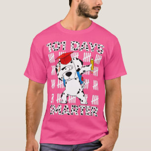 Camiseta 101 Días Escolares De Perro Dalmático 100 Días Más
