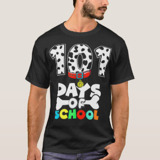 Camiseta 101 días más inteligentes para maestros de perros