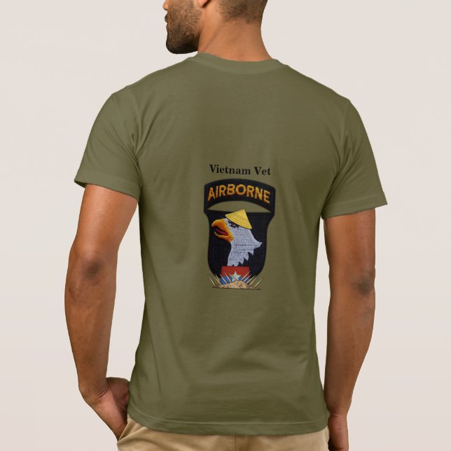Camiseta 101o Guerra de griterío aerotransportada de ABN (Reverso)