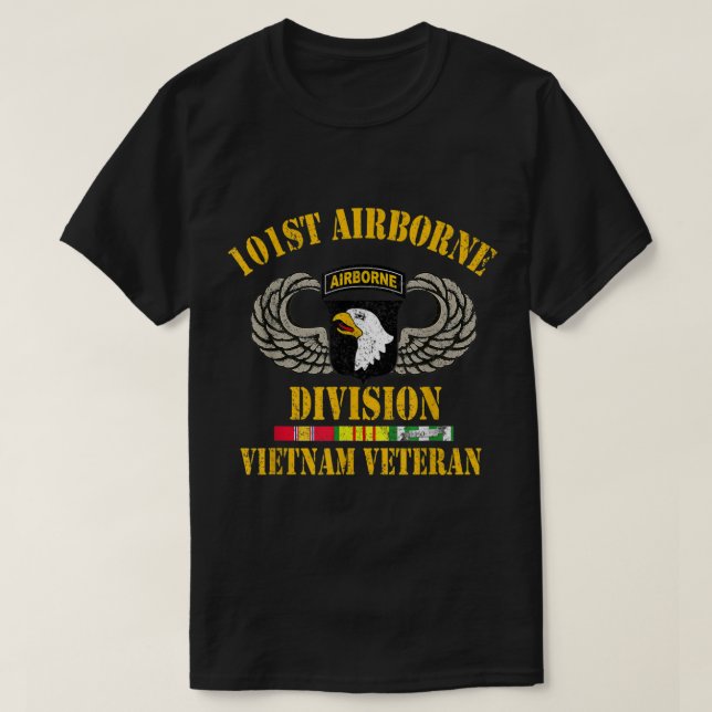Camiseta 101st Airborne Division Vietnam Veteran  (Diseño del anverso)
