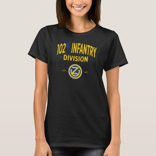 Camiseta 102ª División de Infantería - Mujeres militares de (Anverso)