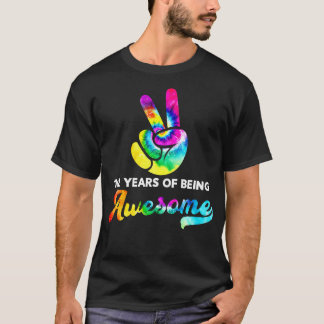 Camiseta 102 Años De Ser Un Alarmante Cumpleaños De Tejido